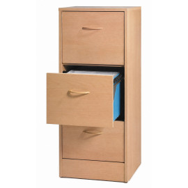 Classeur 3 Tiroirs Pour 75 Dossiers Suspendus 41,4 x 108,4 x 44 cm