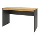 Bureau Chêne et Noir L 135 H 79 P 53.5 cm