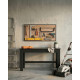 Support Mural pour Outils Perforé Noir L 90 H 45 cm