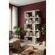 Etagère Design en S 10 Niches Blanche L 78.5 H 184 P 31 cm