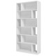 Etagère Design en S 10 Niches Blanche L 78.5 H 184 P 31 cm