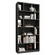 Etagère Design 12 Niches Noire L 90 H 186.4 P 29.4 cm