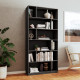 Etagère Design 12 Niches Noire L 90 H 186.4 P 29.4 cm