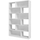 Etagère Design Asymétrique 12 Niches Blanche L 120 H 186.4 P 29.4 cm
