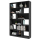 Etagère Design Asymétrique 12 Niches Noire L 120 H 186.4 P 29.4 cm