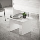 Table Basse - Chevet Blanc L 60 H 59.1 P 50 cm