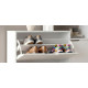 Meuble d'Entrée à Chaussures 4 Portes 4 Niches Blanc L 108.2 H 130.6 P 29.8 cm
