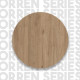 Ilot de Cuisine 2 Portes 4 Niches Chêne 2 Couverts L 120 H 88.2 P 60 cm