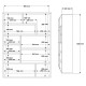 Etagère 11 Niches Séparateur de Pièce Design Blanche L 90 H 123.6 P 22 cm