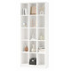Etagère Multifonctions 15 Niches Blanche L 75.8 H 180 P 25.4 cm