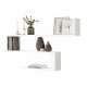 Etagère Murale 3 Niveaux Blanche L 120 H 71.4 P 14.5 cm