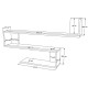 Etagère Murale 3 Niveaux Blanche L 120 H 71.4 P 14.5 cm