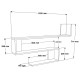 Etagère Murale 3 Niveaux Blanche L 120 H 71.4 P 14.5 cm