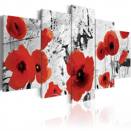 Tableau  Scarlet flowers