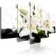 Tableau  Lilies and zen stones
