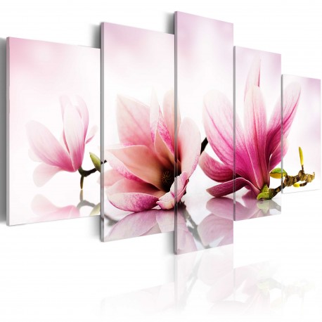Tableau  Magniolias fleurs roses