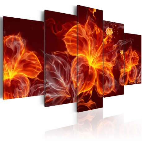 Tableau  Fiery Flowers