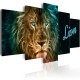 Tableau  Gold lion