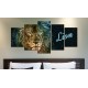 Tableau  Gold lion