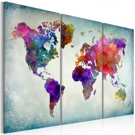 Tableau  Monde coloré