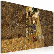 Tableau  Klimt inspiration  Baiser