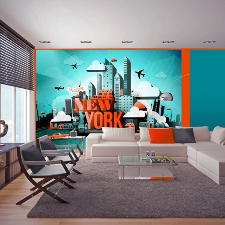 Papier peint  Welcome New York