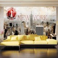 Papier peint  New York  POST AGE STAMP