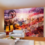 Papier peint  New York  patriotic theme
