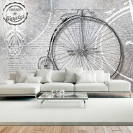 Papier peint  Vintage bicycles  black and white