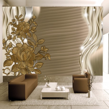 Papier peint  Golden buds