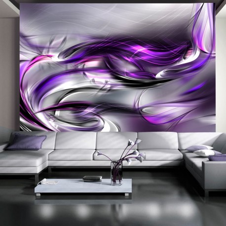 Papier peint  Tourbillons pourpre
