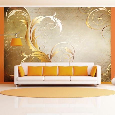Papier peint  Gold leaf
