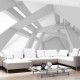 Papier peint  White Construction