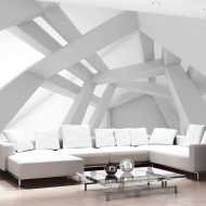 Papier peint  White Construction