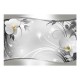 Papier peint  Abstraction en argent