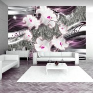 Papier peint  Dance of charmed  lilies
