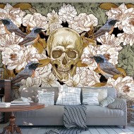Papier peint  Among flowers