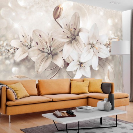 Papier peint  Diamond Lilies