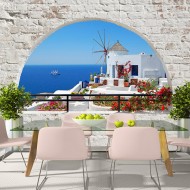 Papier peint  Summer in Santorini