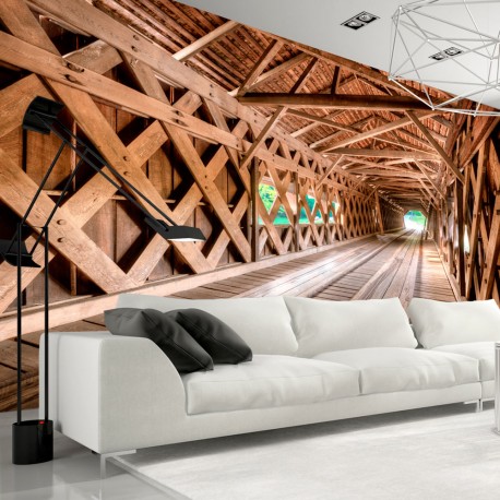 Papier peint  Wooden Bridge